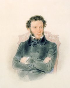 Portrait of Alexander Pushkin by Piotr Ivanovich Sokolov